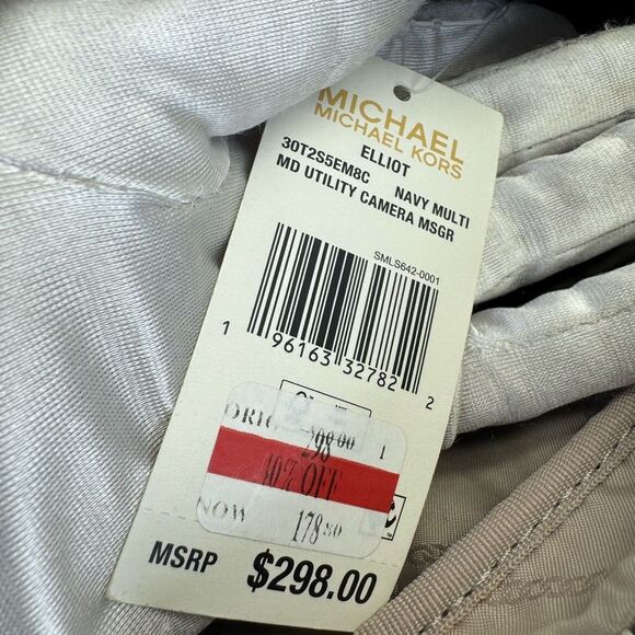 Michael Kors Elliot Utility Blue Women's Messenger Bag - Picture 10 of 11